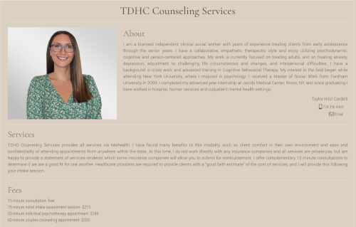 TDHC Counseling Services